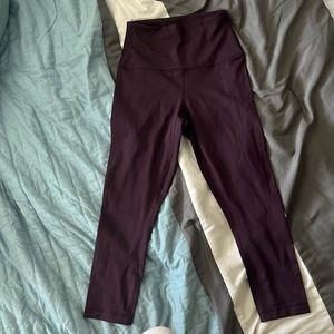 90 Degree High Waisted Cropped Leggings